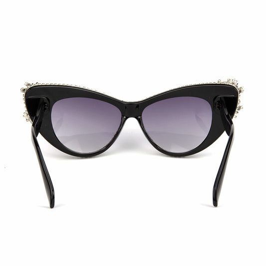 Women's Vintage Diamond Fashion Cat Eye Sunglasses