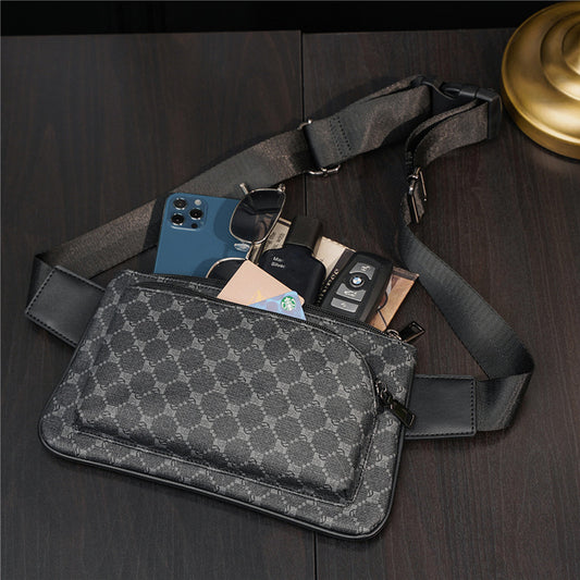 Fashion Men's Versatile Waist Crossbody Chest Crossbody Phone Bag For Men