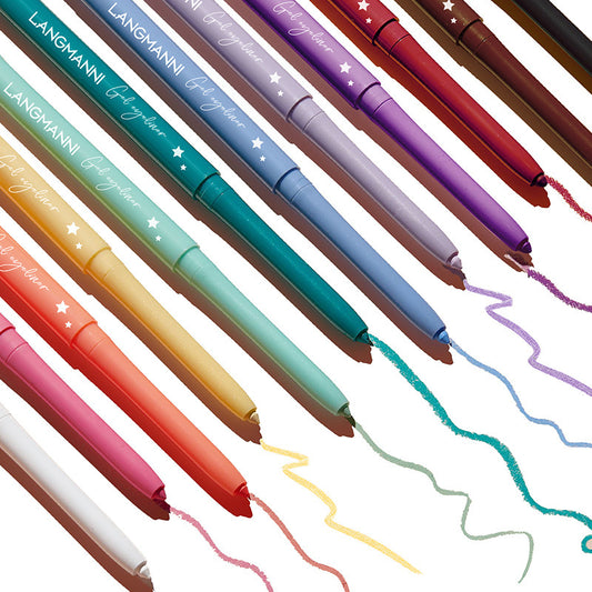 12-color Eyeliner Set Holds Makeup Without Smudging